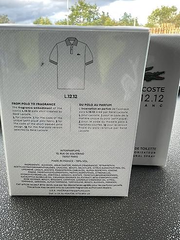 spray: Lacoste L.12.12 Blanc — туалетная вода для мужчин Eau de Toilette — 2