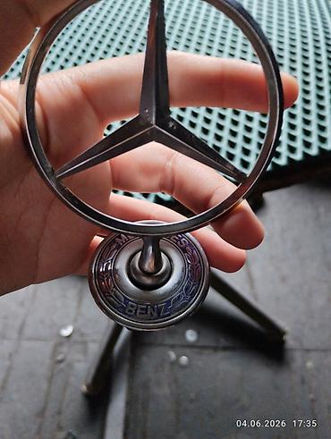 w211 молдинг: Эмблема-орнамент на капот Mercedes-Benz (звезда на пружинной ножке) с — 3