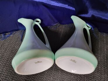 Ostali antikviteti: Bokali novi 1930g+ Viktorija porcelan Cehoslovacka. Novi rezedo — 12