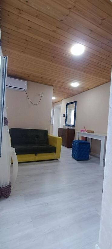 studio menziller: 2 otaqli mənzil – mətbəx, qonaq otağı və sanitar qovşaq ilə - Plan: 1 — 1