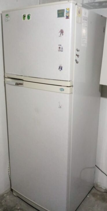 холодилник бу ош: Муздаткыч Samsung, Колдонулган, Эки камералуу, De frost (тамчы), 40 * 40 * 40