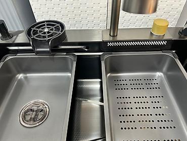 metbex moykası: Yeni Düzbucaqlı Mətbəx çanağı, Şkafsız, Paslanmaz polad — 1