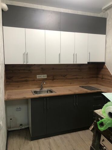 Sifarişlə mətbəx mebeli: Sifarişlə mətbəx dəsti, Özü çəkən petlələr, MDF, Kredit var, Pulsuz çatdırılma — 19