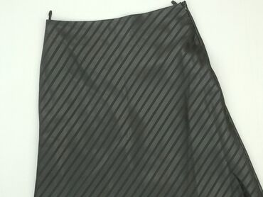 spódnice lniana czarne: Skirt, M (EU 38), condition - Very good