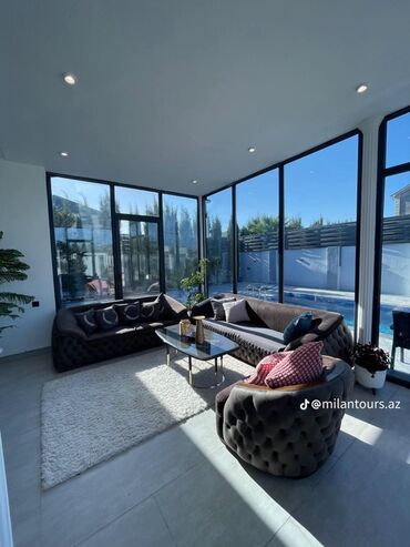 Bağ evlərinin kirayəsi: 200 kv. m, 4 otaqlı, Hovuzlu, Kombi, Qaz, İşıq — 6