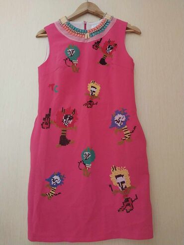 detskie rubashki s dlinnym rukavom: Коктейльное платье, Миди, S (EU 36)