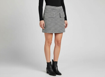 spódnice jeansowe czarne plus size: H&M, Спідниця жіноча, розмір S