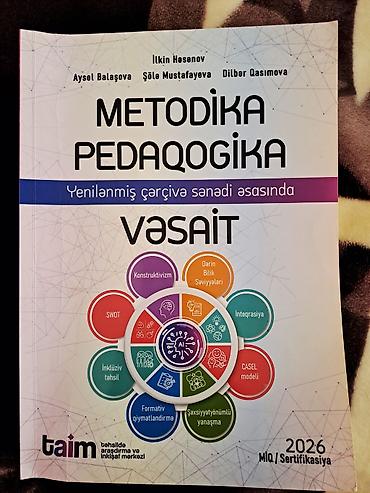 Tədris ədəbiyyatı: Məhsul: “Metodika Pedaqogika – Yenilənmiş çərçivə sənədi əsasında — 1
