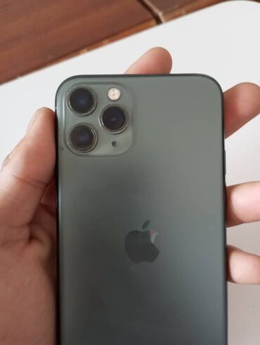 маниторы для пк: IPhone 11 Pro, Колдонулган, 64 ГБ, Matte Midnight Green, 85 %