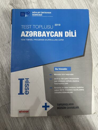 ağ qan kitabı: 2019 dim test toplulari biri 2 azn