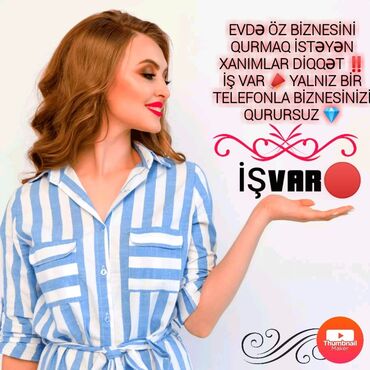 Такси, логистика, доставка: Evdən öz biznesini qurmaq istəyən xanımlar üçün nəzərdə tutulmuş