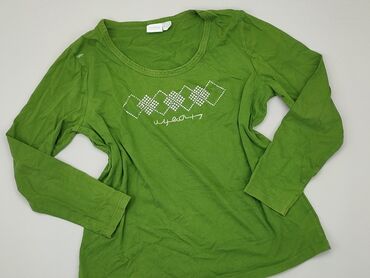 zielone bluzki z długim rękawem: Bluzka Damska, 2XL, stan - Dobry