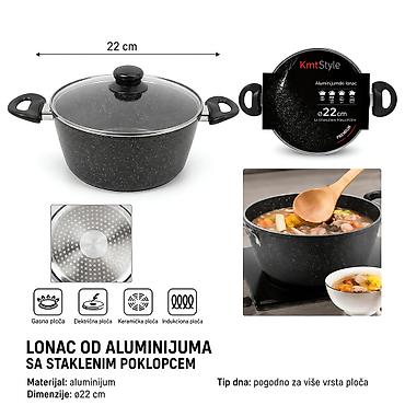 KMT Šerpa 5412168 Aluminijumski lonac za supu dizajniran u stilu