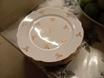 Digər qab-qacaq və mətbəx ləvazimatları: Məişət və dekor üçün zərif qab-qacaq və aksesuar dəsti - Porcelan — 19