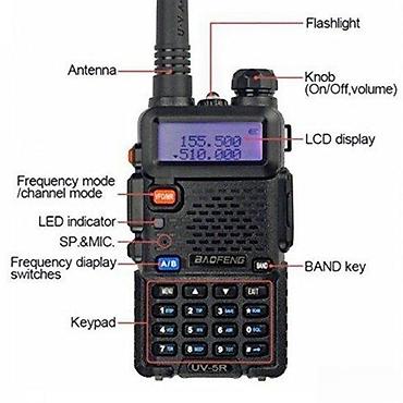 Druga oprema za računare i laptopove: Baofeng UV-5R ručna dvosmerna radio-stanica - Dvopojasni VHF/UHF rad — 12