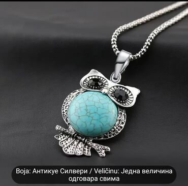 srebrna ogrlica leptir: Pendant necklace, Material: Stainless steel