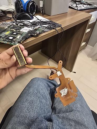 cpu kuller: Noutbuk üçün orijinal mis istilik borusu və radiator (heatsink) — 2