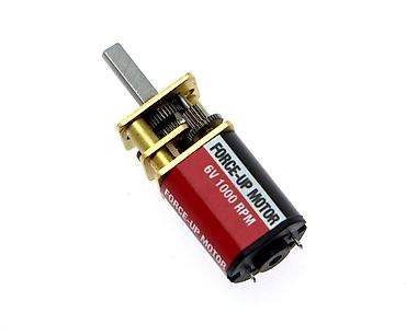 reduktor motor: Force-Up 6V 1000 RPM Karbon Fırçalı DC Motor — Mini Sumo robot — 4