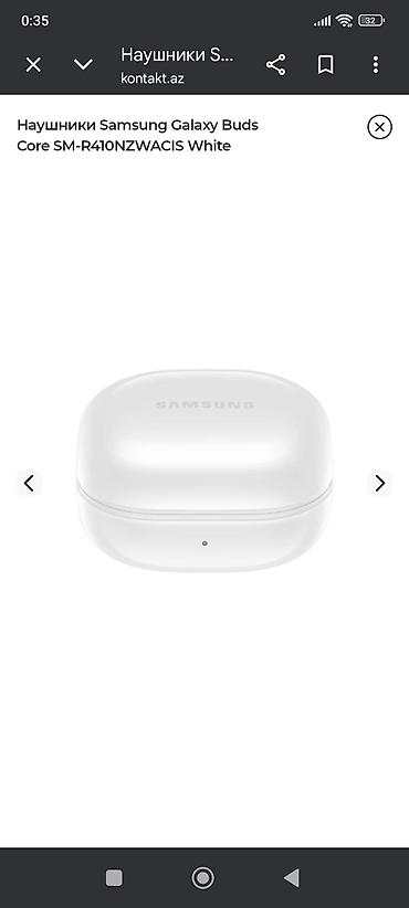 samsung level u: Samsung Galaxy Buds Core SM‑R410NZWACIS (White) - Rəng: ağ - — 1