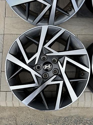 kia ключ: Литые Диски R 18 Hyundai, Комплект, отверстий - 5, Б/у — 6