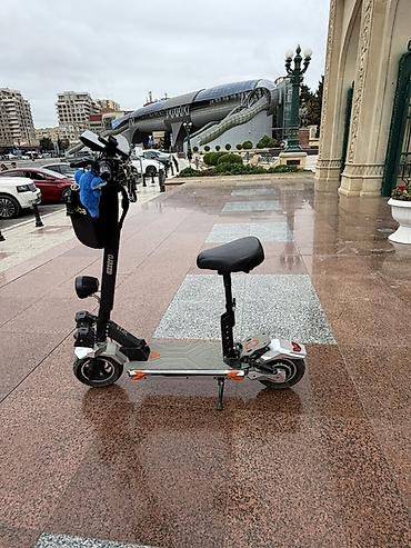 samokat baki: Elektrik skuter – oturacaqlı, güclü və komfortlu şəhər nəqliyyatı — 4