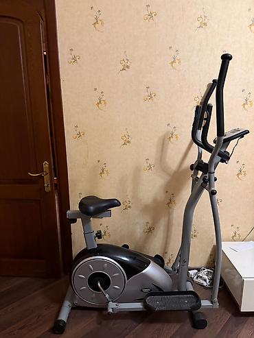 İdman və istirahət: 🏋️‍♀️ Elliptik trenajor satılır Ev şəraitində istifadə üçün ideal — 4