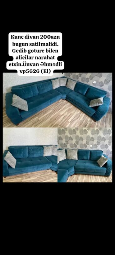 buğda arpa: Kunc divan 200azn bugun satilmalidi. Gedib goture bilen alicilar