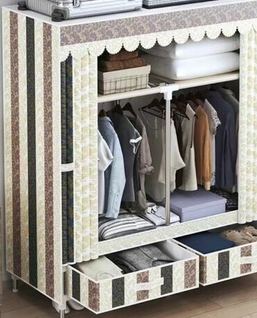 шкаф из ткани: Гардеробный Шкаф, Для одежды, Новый