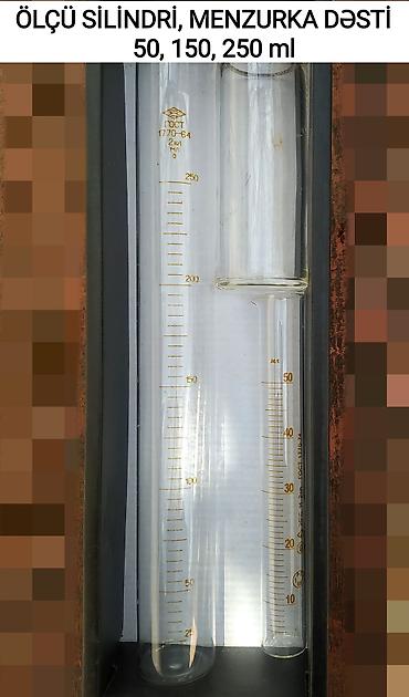 Ölçü silindri, menzurka dəsti - Tutumlar: 50 ml, 150 ml, 250 ml - lalafo.az -da Ölçü silindri, menzurka dəsti - Tutumlar: 50 ml, 150 ml, 250 ml -