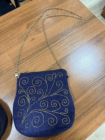 Другие сумки: Хендмейд сумки с вышивкой и аппликациями - Материалы: плотный — 3