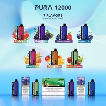 Stəkanlar: Оригинальный Pura 12000 — мощный вкус и компактный размер! 💨 12000