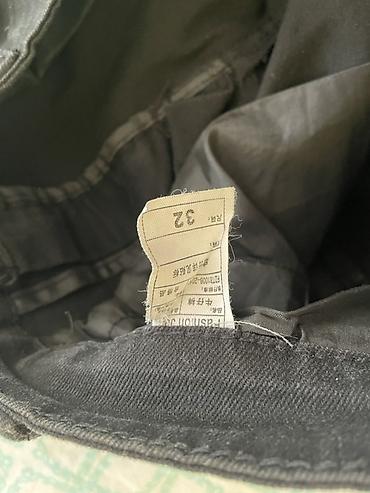 джинс: Мужские джинсы Fashion Jeans - Цвет: черный с контрастными красными — 1