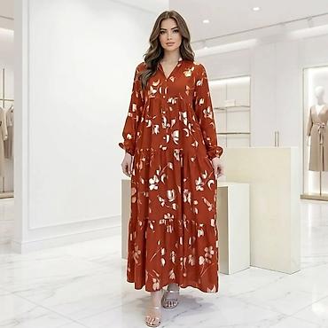 Haljine: Maksi haljina sa floralnim printom - Kroj: duga, lepršava maksi — 7