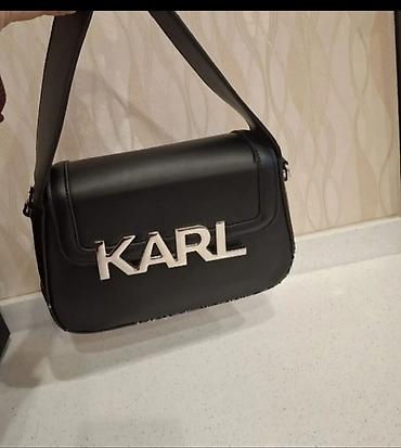 hermes deri çanta: Çiyin çantası, Karl Lagerfeld, İşlənmiş — 5
