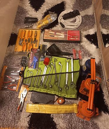 Avtoservis avadanlıqları: Avto-servis üçün tam avadanlıq və alət dəsti Tərkibi: - Böyük həcimli — 3