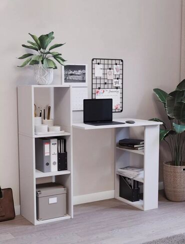 дизайнер мебели: Компьютерный Стол, цвет - Белый, Новый