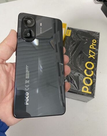 сони тел: Poco X7 Pro, Б/у, 512 ГБ, цвет - Черный, 2 SIM