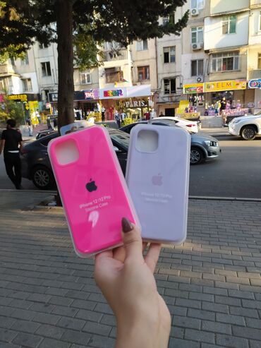 Kabrolar: IPhone 12 və 12 pro silicone case 😍 müxtəlif rənglərdə ✅ Apple və