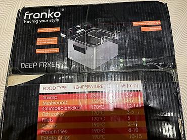shakelli yag: Franko FDF-1134 elektrik fritözü - Paslanmayan poladdan korpus — 8