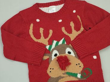 sweterki bożonarodzeniowe: Sweterek, 4-5 lat, 104-110 cm, stan - Dobry