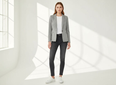 trampki biale h m: H&M, Піджак жіночий, розмір XS