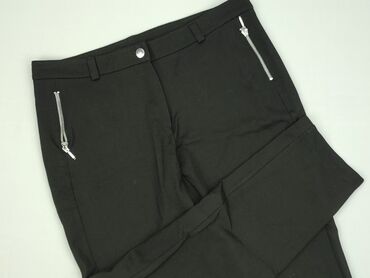 spodnie damskie 44: QUIOSQUE, Material trousers for women, 2XL (EU 44)