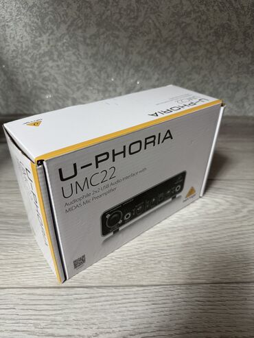 купить микрофон usb для компьютера: Звуковая карта U-PHORIA. Новая. Подойдет для записи проф. аудио и так
