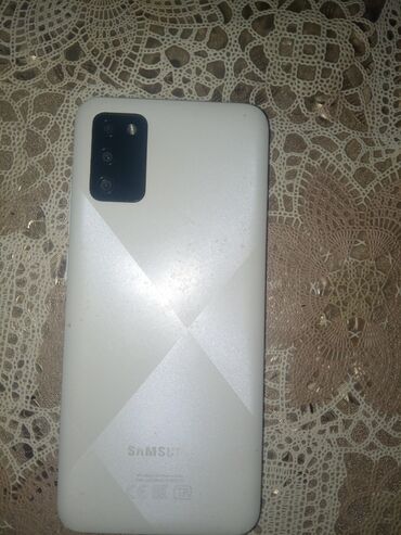 чехол на айфон 6 s: Samsung A02 S, 32 GB, rəng - Ağ, Sensor