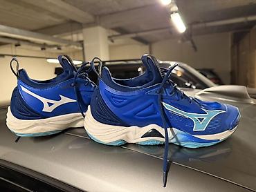 moment: Мужские кроссовки, 43, Mizuno, Б/у, цвет - Синий, Самовывоз — 2