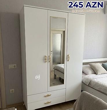 пластиковый шкаф на балкон: *3Qapılı dolab* Yeni sifarişlə hazırlanır rəng seçimi var😊 olcu 120×47 — 1