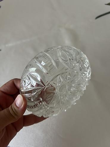 ev dekorları: Xrustal külqabı - Material: ağır, qalın divarlı kəsimli şüşə - Forma — 3
