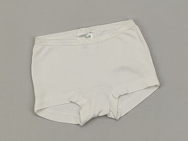białe spodnie dziecięce: Krótkie spodenki, 3-4 lat, 104, stan - Dobry