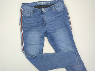 oliwkowe jeansy damskie: Jeans, 2XL (EU 44), condition - Good