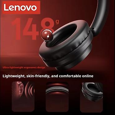 Qulaqcıqlar: Yeni Simsiz (Bluetooth) Qulaqcıqlar, Lenovo, rəng - Qara — 5